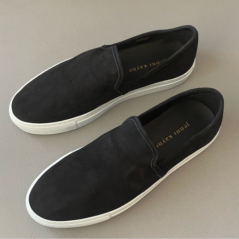 Jenni Kayne Black Suede Lounger Sneaker EU41 NWOB